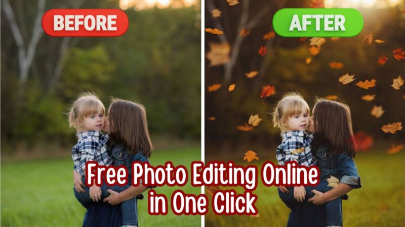 Free Photo Editing Online in One Click