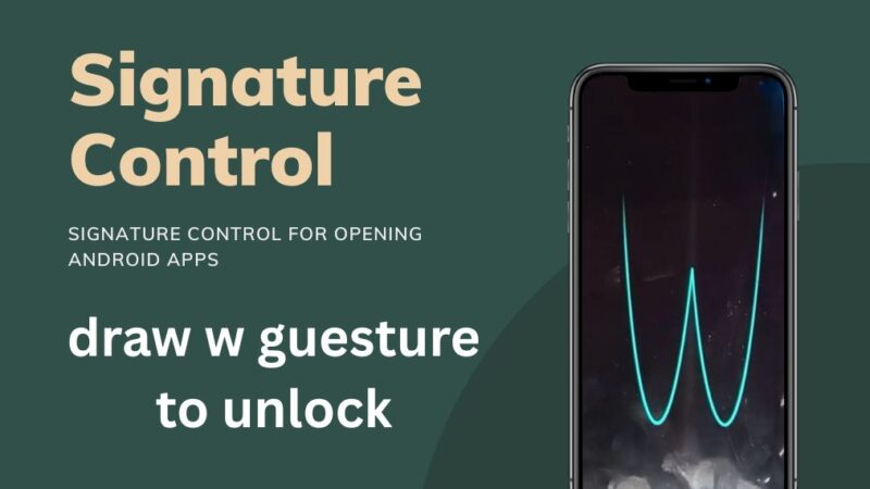 Signature Control for Opening Android Apps