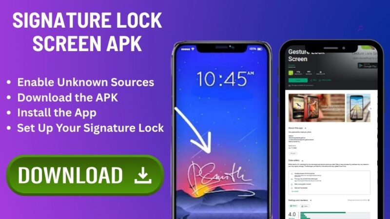 Signature Lock Screen APK – Latest Version for Android