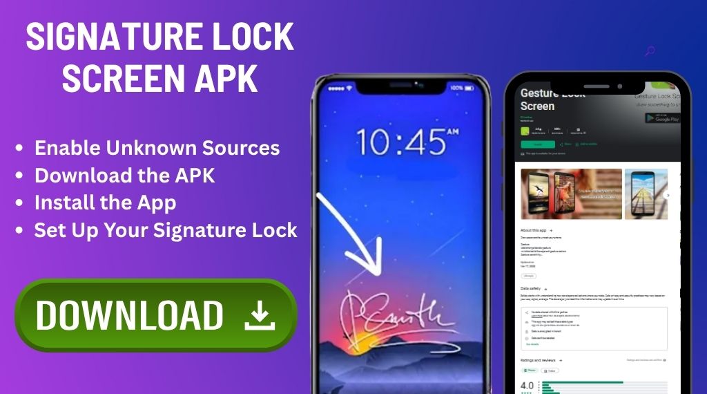 Signature Lock Screen APK – Latest Version for Android